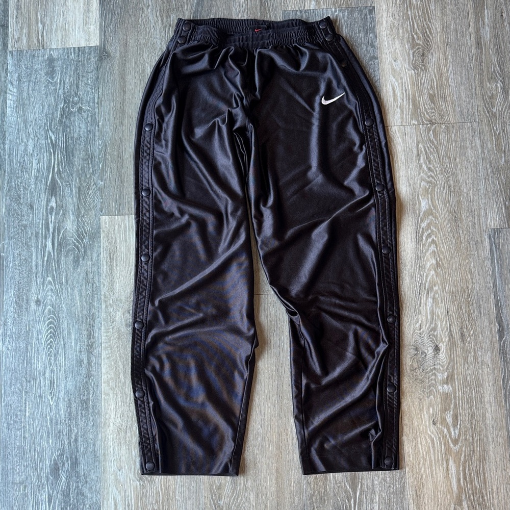 Nike Black Snap-Button Side Joggers